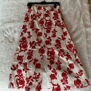 Rebecca Taylor scarlet skirt